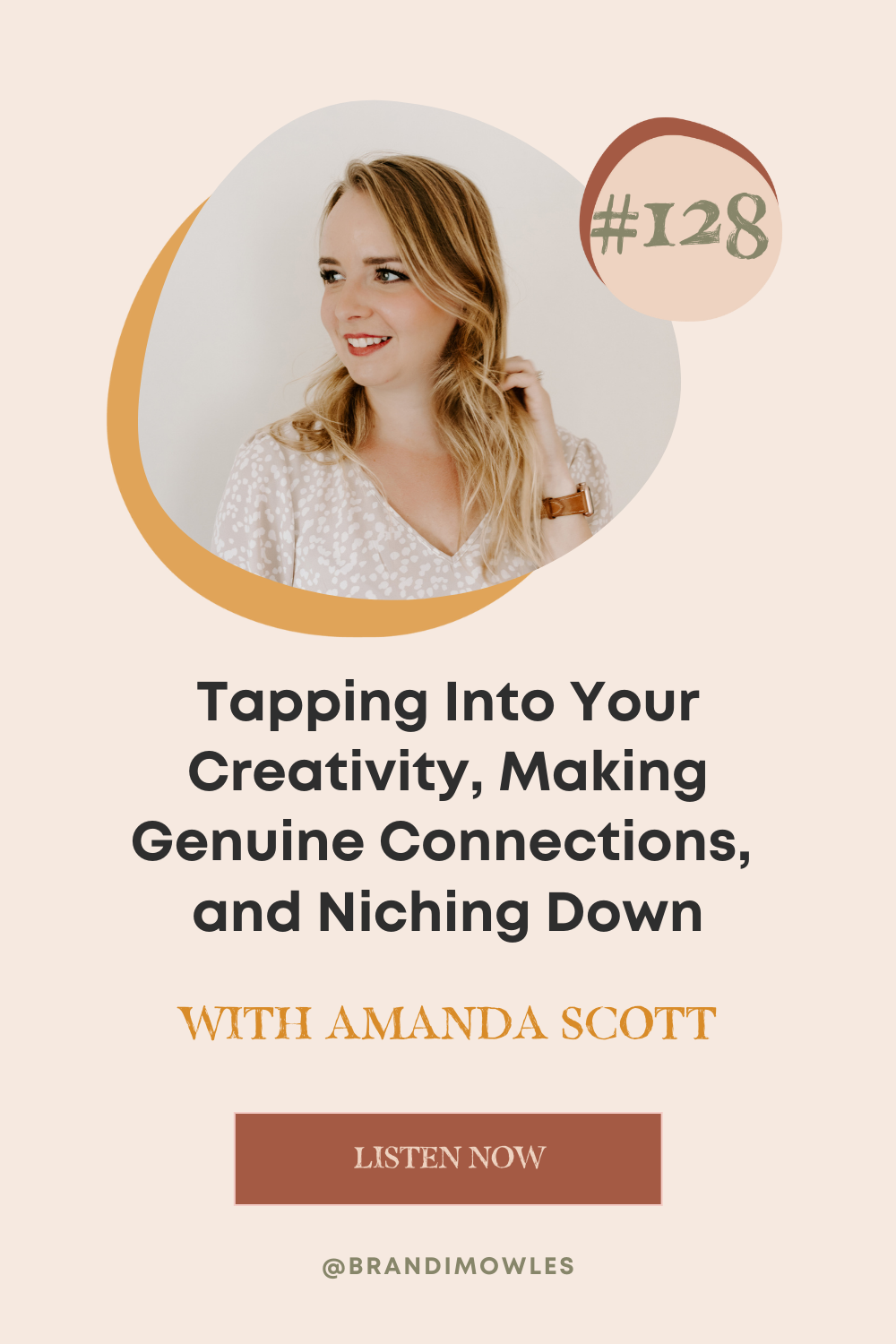 Image of Amanda Scott on featured graphic for Serve Scale Soar podcast