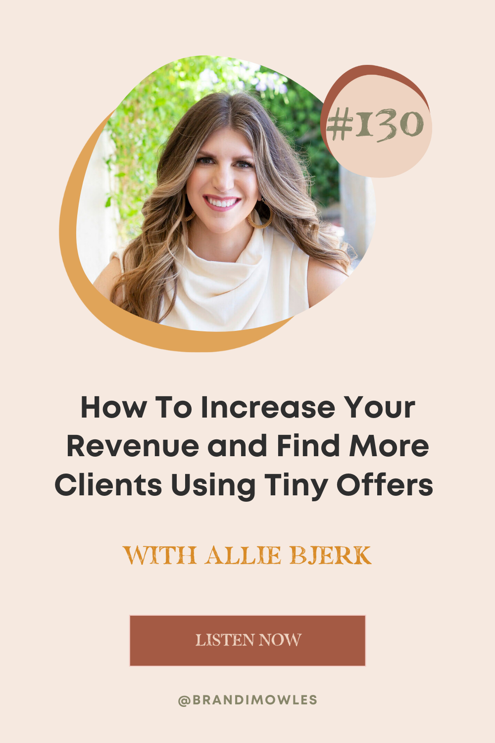 Image of Allie Bjerk on featured graphic for Serve Scale Soar® podcast