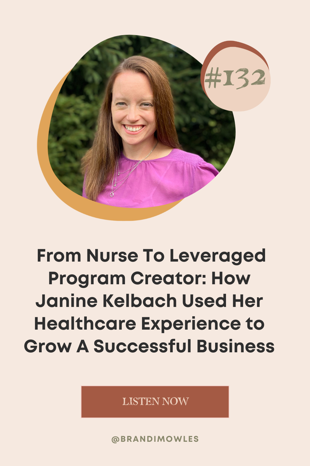 Image of Janine Kelbach on featured graphic for Serve Scale Soar® podcast