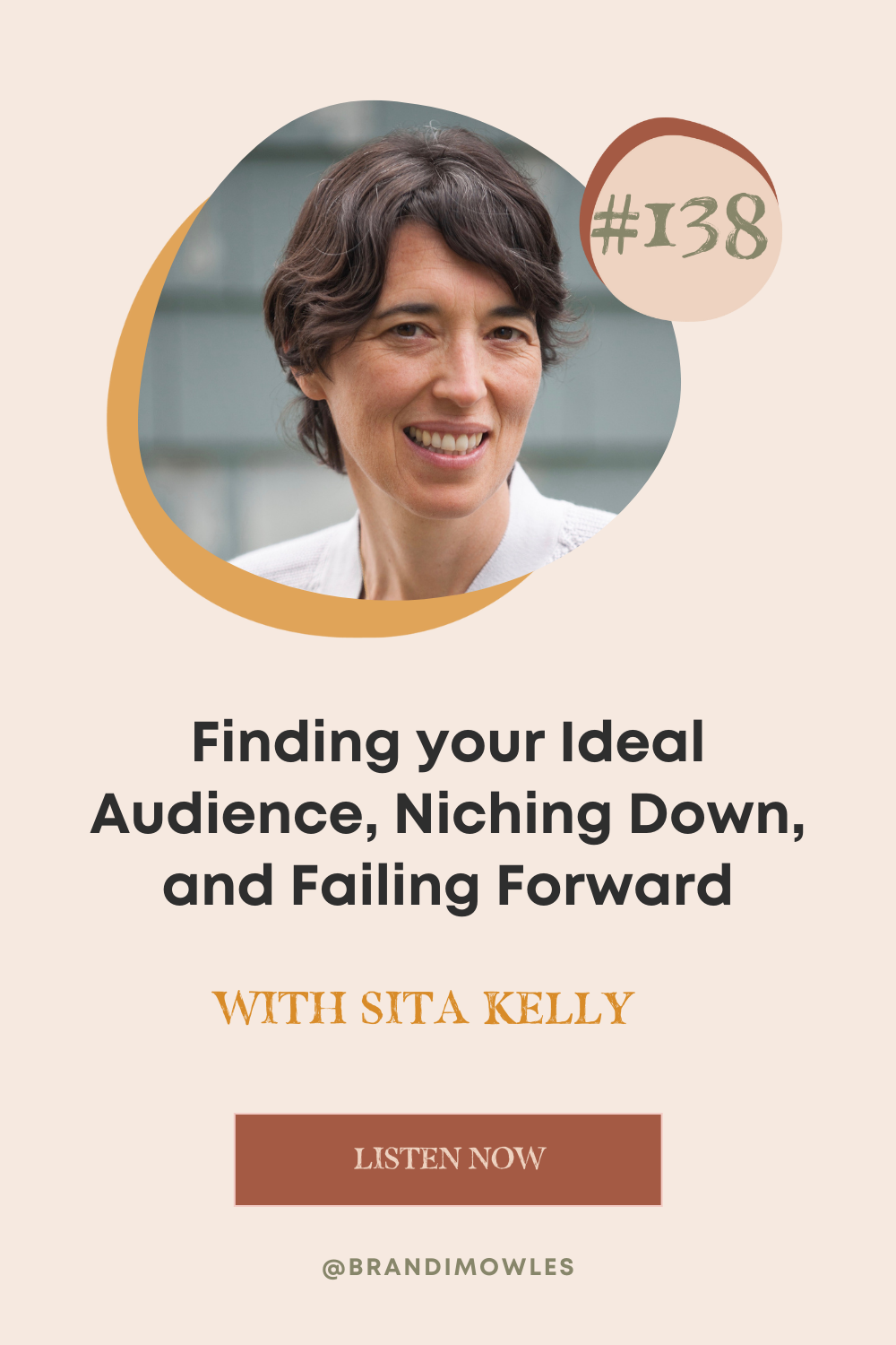 Image of Sita Kelly on featured graphic for Serve Scale Soar® podcast