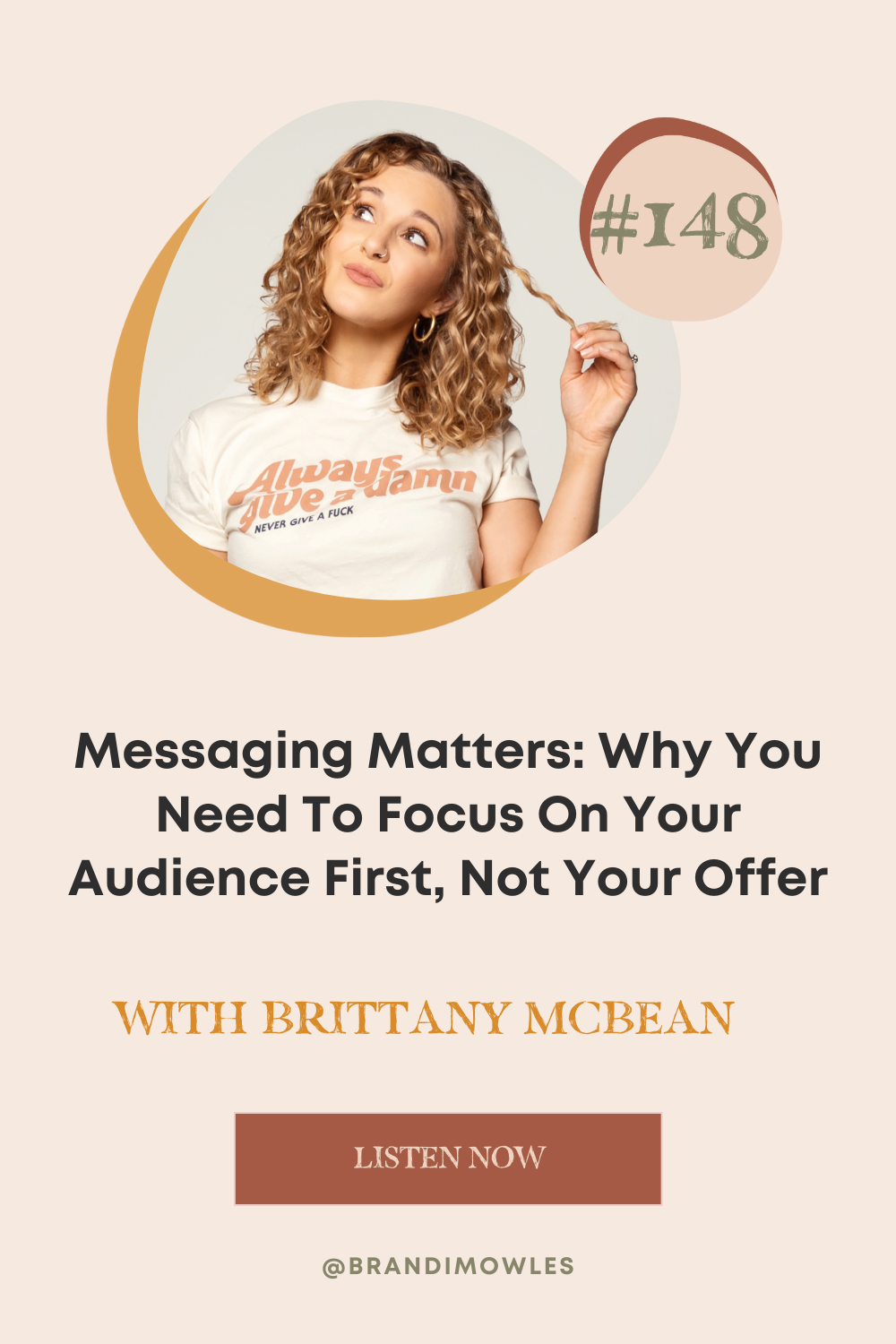 image of Brittany McBean on featured graphic for Serve Scale Soar® Podcast