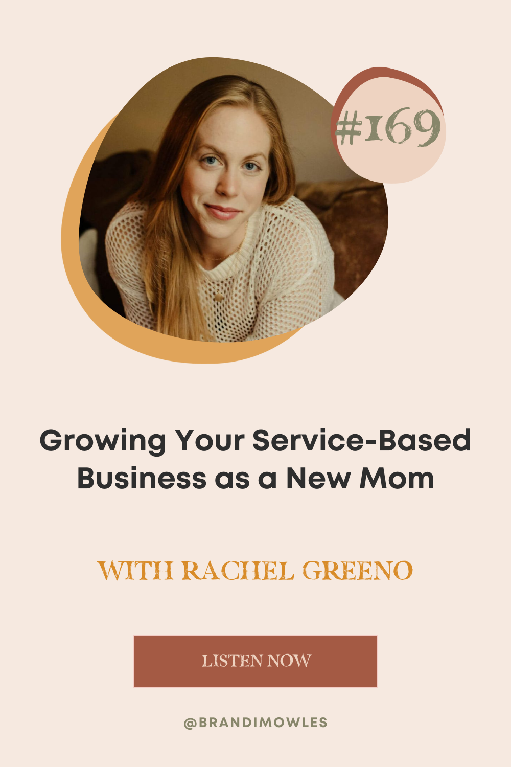 image of Rachel Greeno on featured graphic for Serve Scale Soar® Podcast